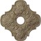 Ekena Millwork Peralta Ceiling Medallion (Canopies up to 4 5/8"), 17 3/4"OD x 3 1/8"ID x 1"P, Gobi Desert Crackle CM17PEGDC - alternate 1